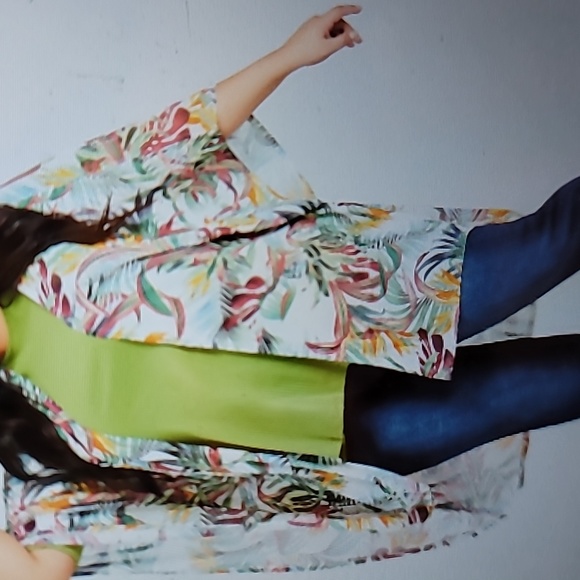 #63 Beautiful Multi Colored Mesh Overpiece - Picture 2 of 11